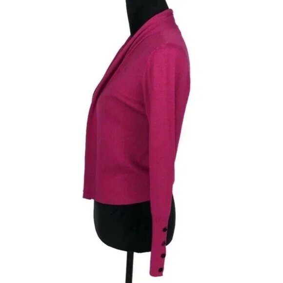 NWT Nic + Zoe Women's Open Cardigan Long Sleeve Sweater Plum Size PP $140 FF375 - Picture 3 of 5